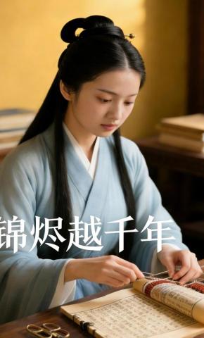 短剧《锦烬越千年》海报