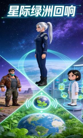 短剧《星际绿洲回响9》海报