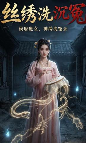 短剧《丝绣洗沉冤》海报