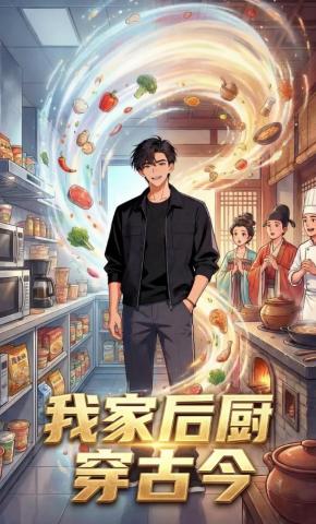 短剧《我家后厨穿古今》海报