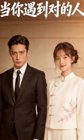 短剧《当你遇到对的人》海报