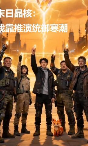 短剧《末日晶核：我靠推演统御寒潮》海报