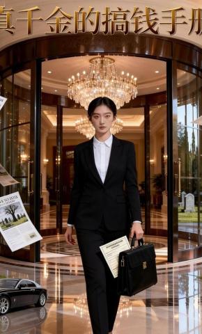 短剧《真千金的搞钱手册》海报