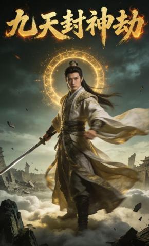 短剧《九天封神劫》海报