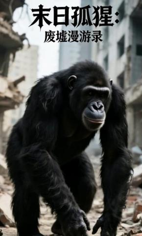 短剧《末日孤猩：废墟漫游录》海报