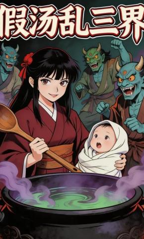 短剧《假汤乱三界》海报