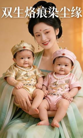 短剧《双生烙痕染尘缘》海报