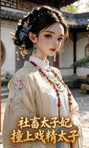 短剧《社畜太子妃撞上戏精太子》海报