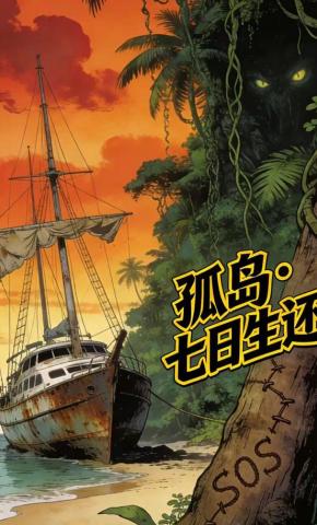 短剧《孤岛七日生还》海报