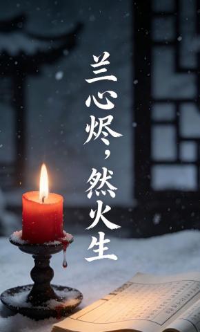 短剧《兰心烬，然火生》海报