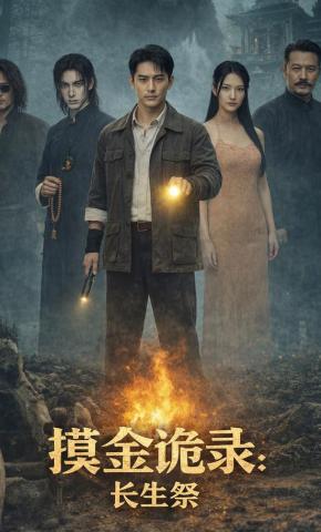 短剧《摸金诡录：长生祭》海报
