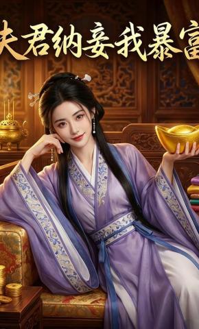 短剧《夫君纳妾我暴富》海报