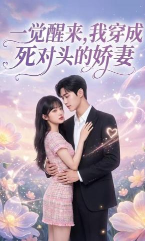 短剧《一觉醒来，我穿成死对头的娇妻》海报