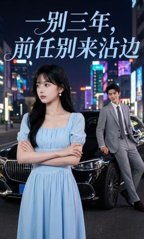 短剧《一别三年，前任别来沾边》海报