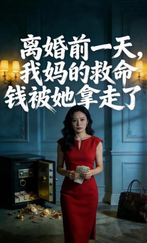 短剧《离婚前一天，我妈的救命钱被她拿走了》海报