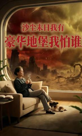 短剧《沙尘末日我有豪华地堡我怕谁》海报