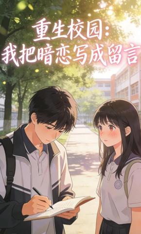 短剧《重生校园：我把暗恋写成留言》海报
