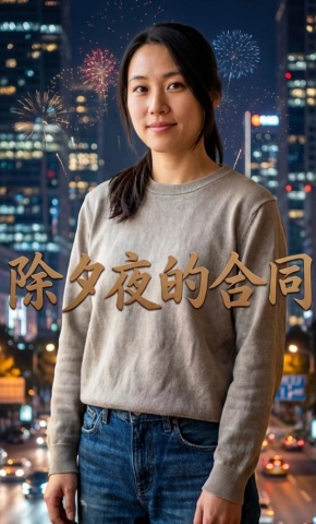 短剧《除夕夜的合同》海报