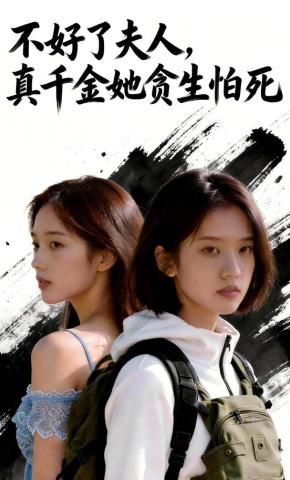 短剧《不好了夫人，真千金她贪生怕死》海报