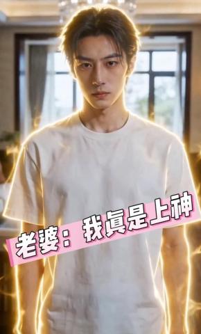 短剧《老婆：我真是上神》海报