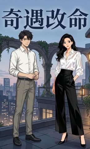 短剧《奇遇改命》海报