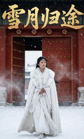 短剧《雪月归途》海报