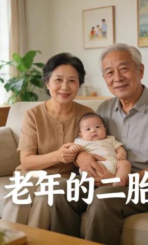 短剧《老年的二胎》海报