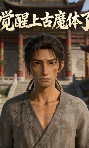 短剧《觉醒上古魔体了》海报