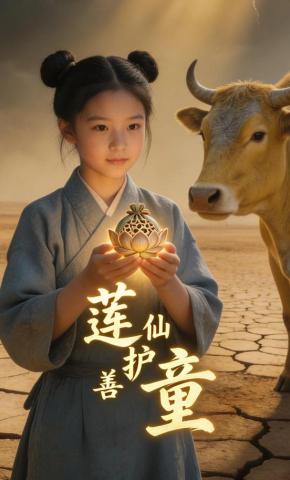 短剧《莲仙护善童》海报