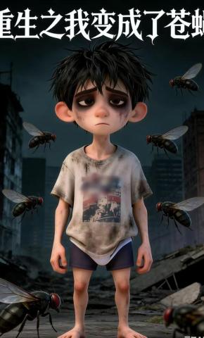 短剧《重生之我变成了苍蝇》海报