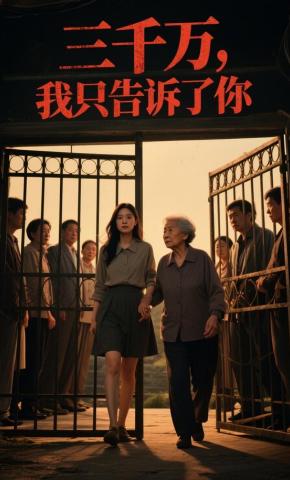 短剧《三千万，我只告诉了你》海报