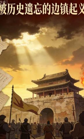 短剧《被历史遗忘的边镇起义》海报
