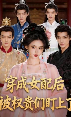 短剧《穿成女配后，被权贵们盯上了》海报