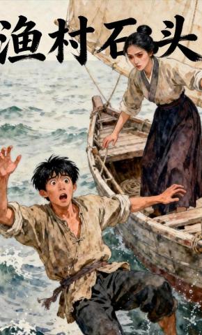 短剧《渔村石头》海报