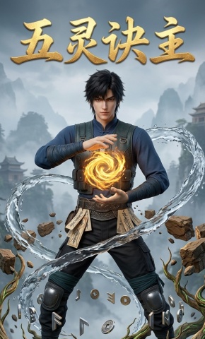 短剧《五灵诀主》海报