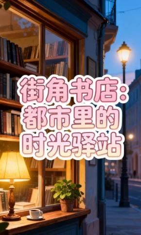 短剧《街角书店：都市里的时光驿站》海报