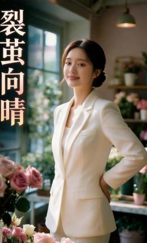短剧《裂茧向晴》海报