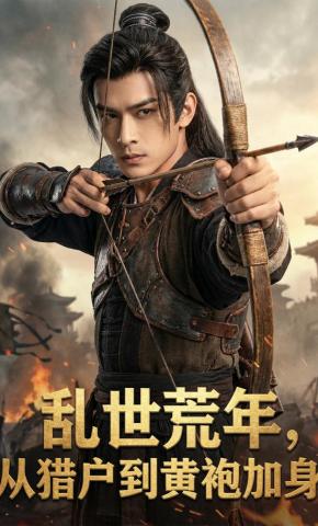 短剧《乱世荒年，从猎户到黄袍加身》海报