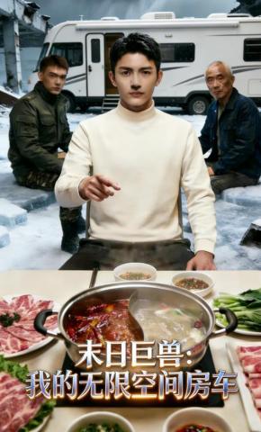 短剧《末日巨兽：我的无限空间房车》海报