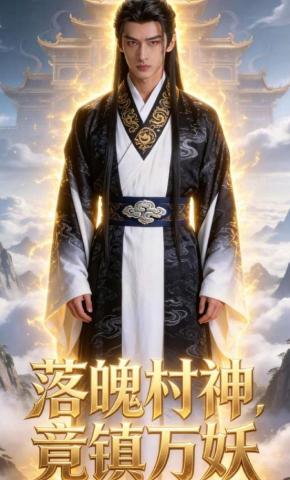 短剧《落魄村神，竟镇万妖》海报