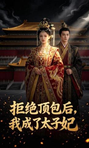 短剧《拒绝顶包后，我成了太子妃》海报