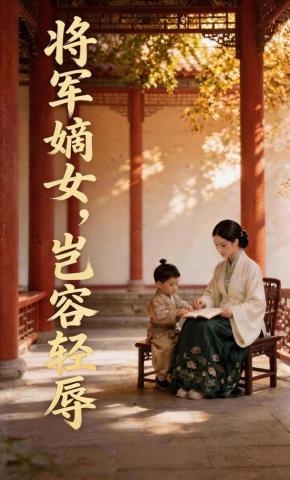 短剧《将军嫡女，岂容轻辱》海报