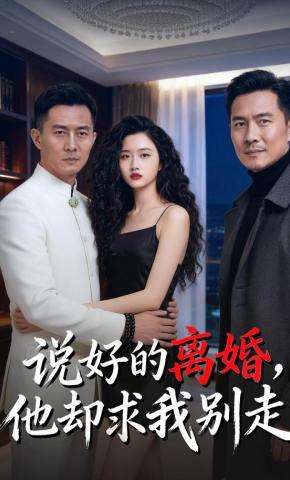 短剧《说好的离婚，他却求我别走》海报