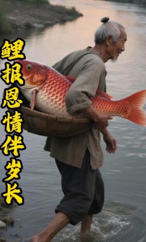 短剧《鲤报恩情伴岁长》海报