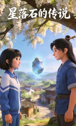 短剧《星落石的传说》海报