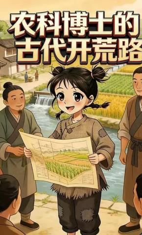 短剧《农科博士的古代开荒路》海报