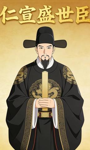 短剧《仁宣盛世臣》海报