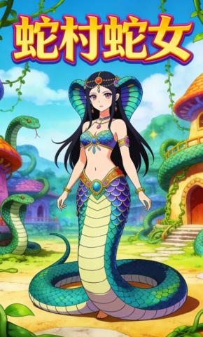 短剧《蛇村蛇女》海报