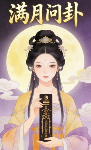 短剧《满月问卦》海报