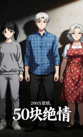 短剧《200万恩情，50块绝情》海报